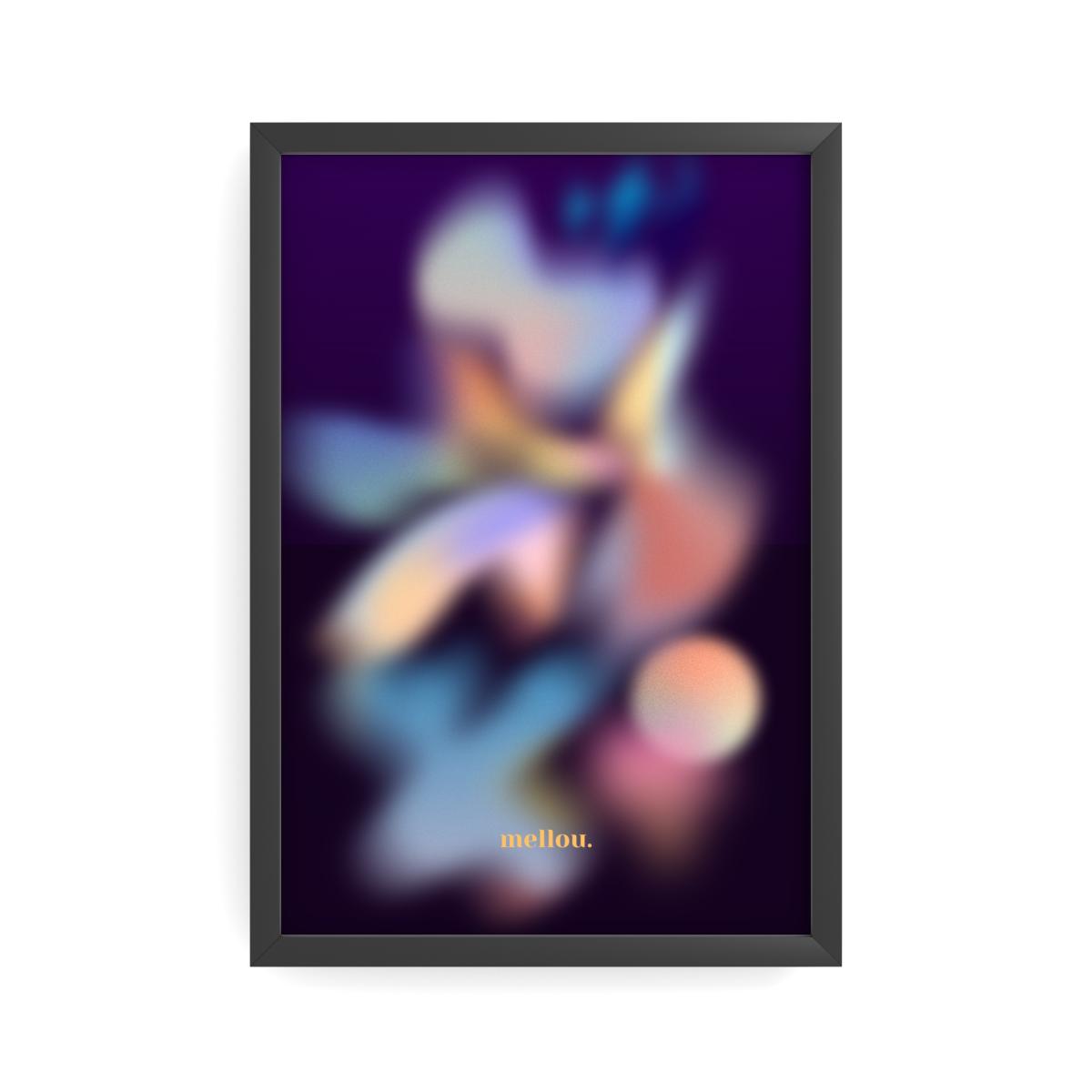 blurred reality- premium semi-glossy poster
