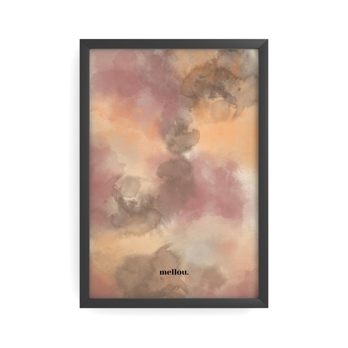 dusky rose - premium semi-glossy poster