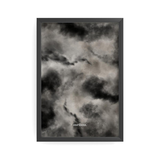 obsidian mist - premium semi-glossy poster