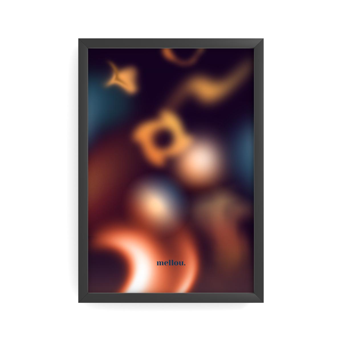 midnight echo - premium semi-glossy poster