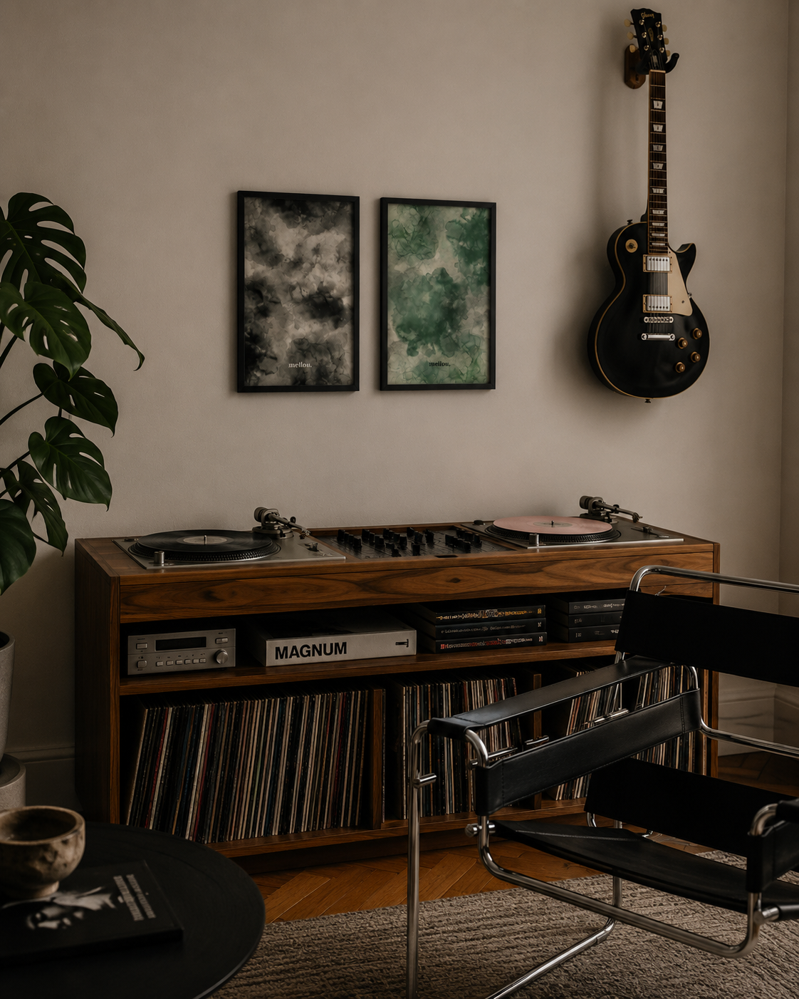 moss & mist - premium semi-glossy poster